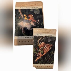 1995 Americana Hallmark Keepsake Folk Art Ornaments Walrus & Penguin‎